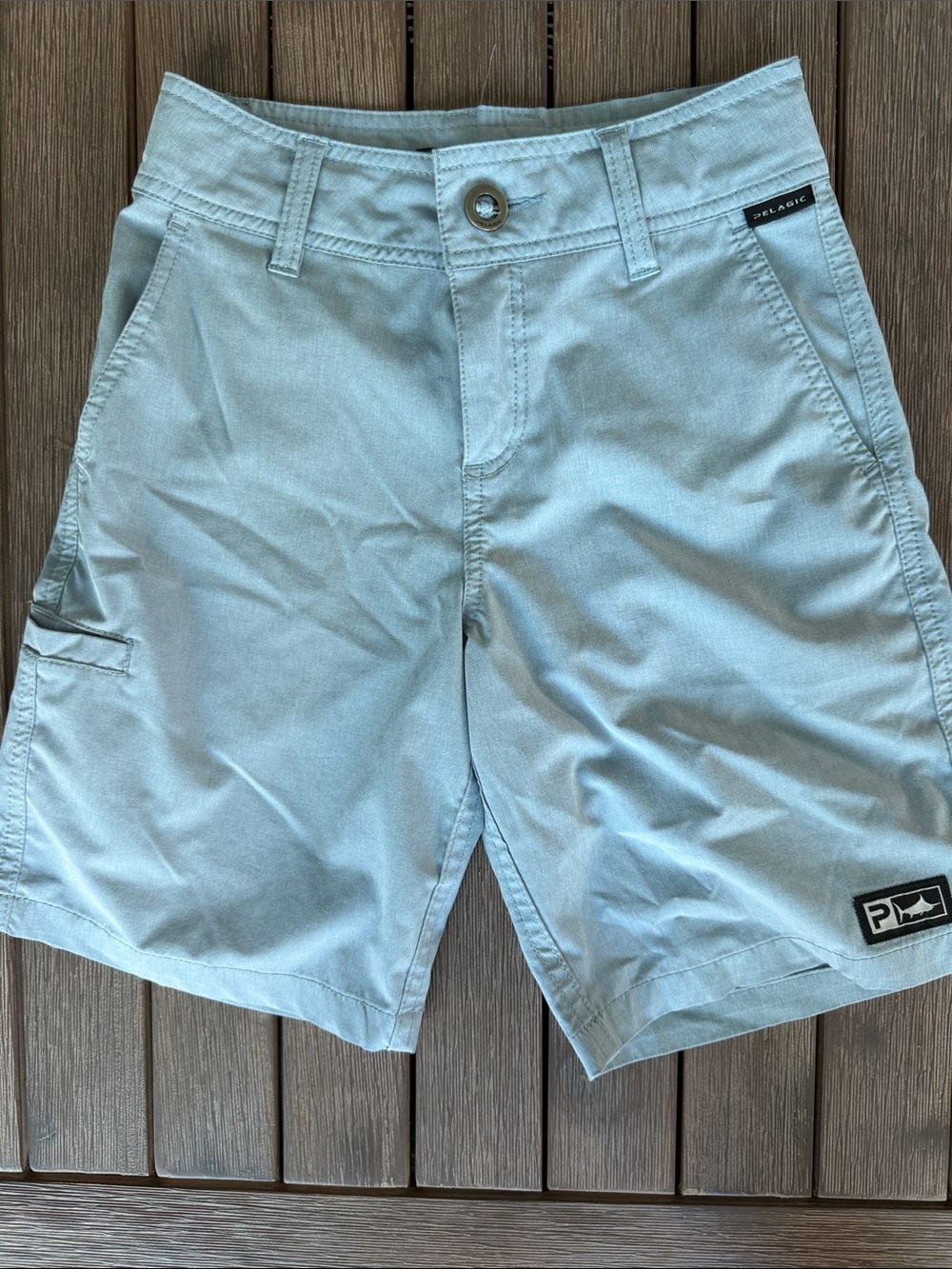 Pelagic Boy’s Light Blue Performance Shorts